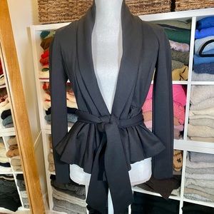 Diane Von Furstenberg black sweater sz 0